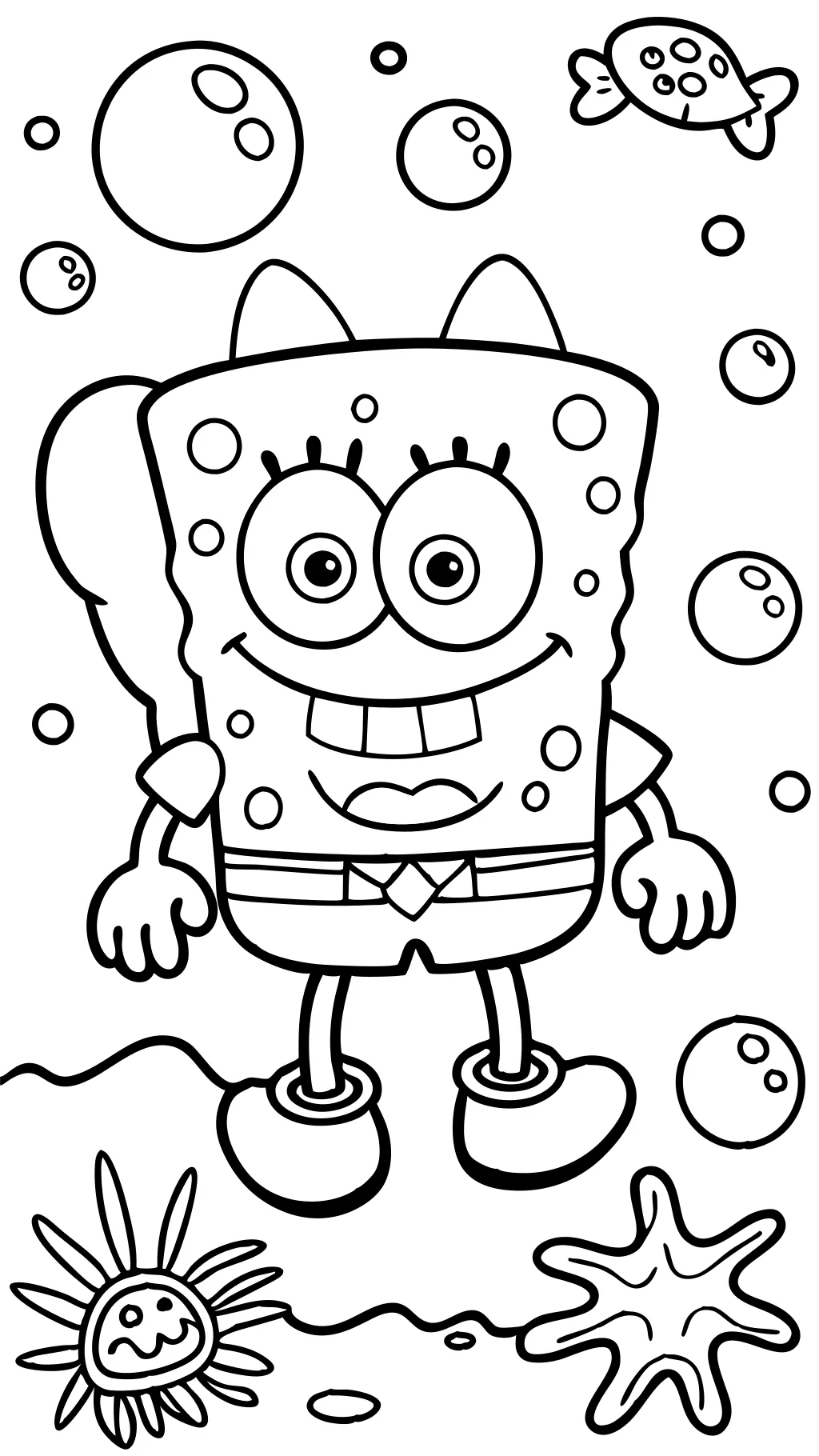 Imprimir páginas para colorear de Bob Esponja